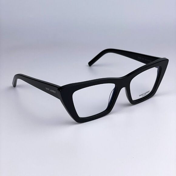 NEW Saint Laurent SL291 001 Black Cat Eye Blue Block Women Eyeglasses main image 10